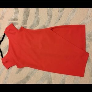 Coral Red Cap Sleeve Zara Dress - Size Small